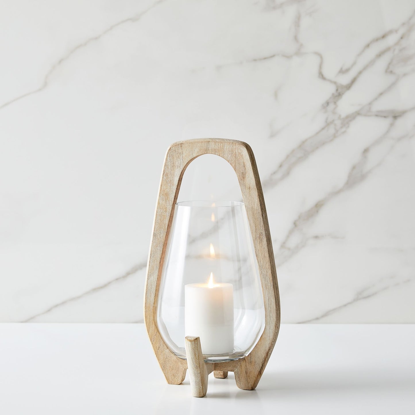 Mid-Century Wood Lanterns